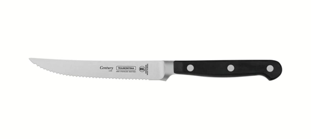 Faca Para Churrasco E Frutas Tramontina Century Com Lâmina Em Aço Inox E Cabo Em Policarbonato E Fibra De Vidro 5" Faca Para Churrasco E Frutas Tramontina Century Com Lâmina Em Aço Inox E Cabo Em Policarbonato E Fibra De Vidro 5"