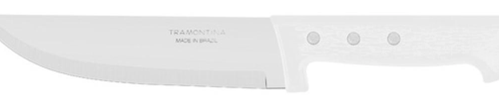 Faca Para Cozinha Tramontina 6" Plenus Cabo Polipropileno Branco Faca Para Cozinha Tramontina 6" Plenus Cabo Polipropileno Branco