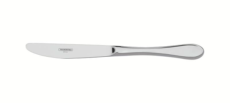 Faca De Mesa Tramontina Italy Em Aço Inox Forjado 9mm Faca De Mesa Tramontina Italy Em Aço Inox Forjado 9mm