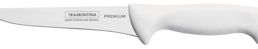 Faca Para Desossar Tramontina Premium Com Lâmina Em Aço Inox E Cabo De Polipropileno Branco 5" Faca Para Desossar Tramontina Premium Com Lâmina Em Aço Inox E Cabo De Polipropileno Branco 5"
