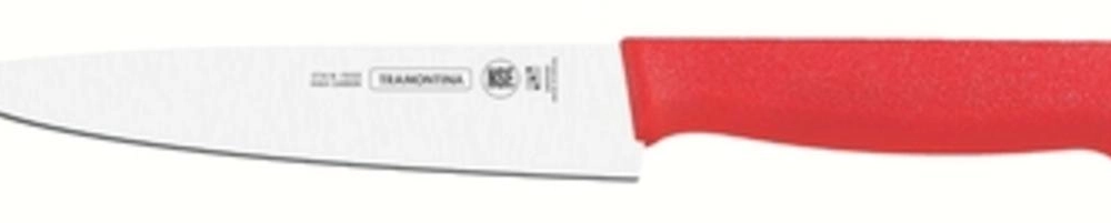 Faca Para Carne Tramontina Profissional Com Lâmina De Aço Inox E Cabo De Polipropileno Vermelho Com Proteção Antimicrobiana 10" Faca Para Carne Tramontina Profissional Com Lâmina De Aço Inox E Cabo De Polipropileno Vermelho Com Proteção Antimicrobiana 10"