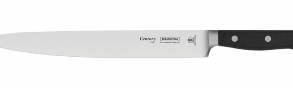 Faca Para Carne Tramontina Century Com Lâmina Em Aço Inox E Cabo Em Policarbonato E Fibra De Vidro 10" Faca Para Carne Tramontina Century Com Lâmina Em Aço Inox E Cabo Em Policarbonato E Fibra De Vidro 10"