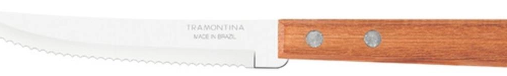 Faca Churrasco E Frutas Tramontina 5" Dynamic Cabo Madeira