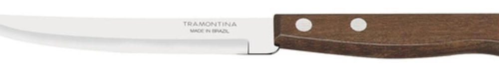 Faca De Churrasco Tramontina 5" Tradicional Fio Liso Madeira Natural Faca De Churrasco Tramontina 5" Tradicional Fio Liso Madeira Natural