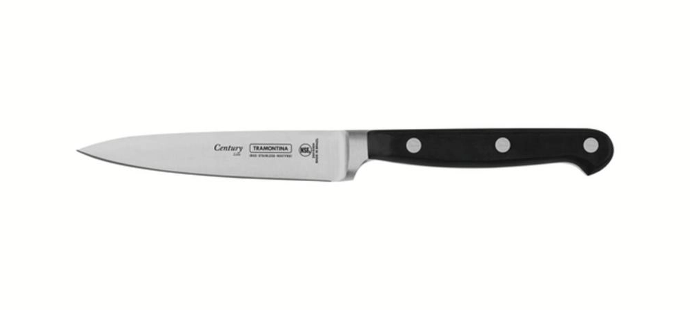 Faca Para Legumes E Frutas Tramontina Century Com Lâmina Em Aço Inox E Cabo Em Policarbonato E Fibra De Vidro 4" Faca Para Legumes E Frutas Tramontina Century Com Lâmina Em Aço Inox E Cabo Em Policarbonato E Fibra De Vidro 4"
