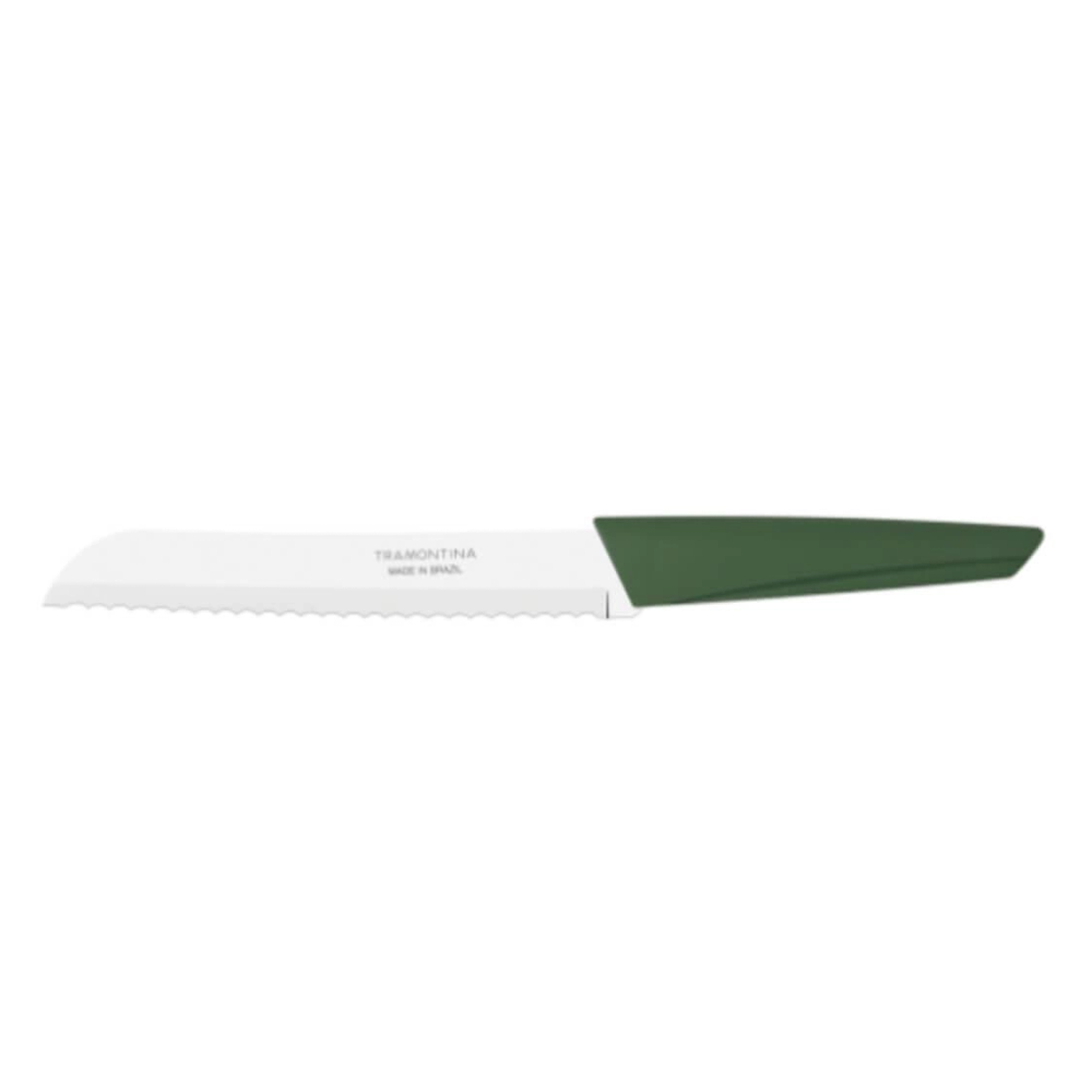 Faca Para Pão Tramontina LYF 7" Verde Natureza
