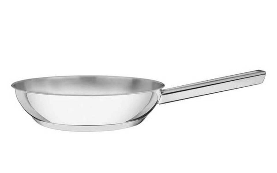 Frigideira Tramontina Brava 24cm Em Aço Inox Frigideira Tramontina Brava 24cm Em Aço Inox