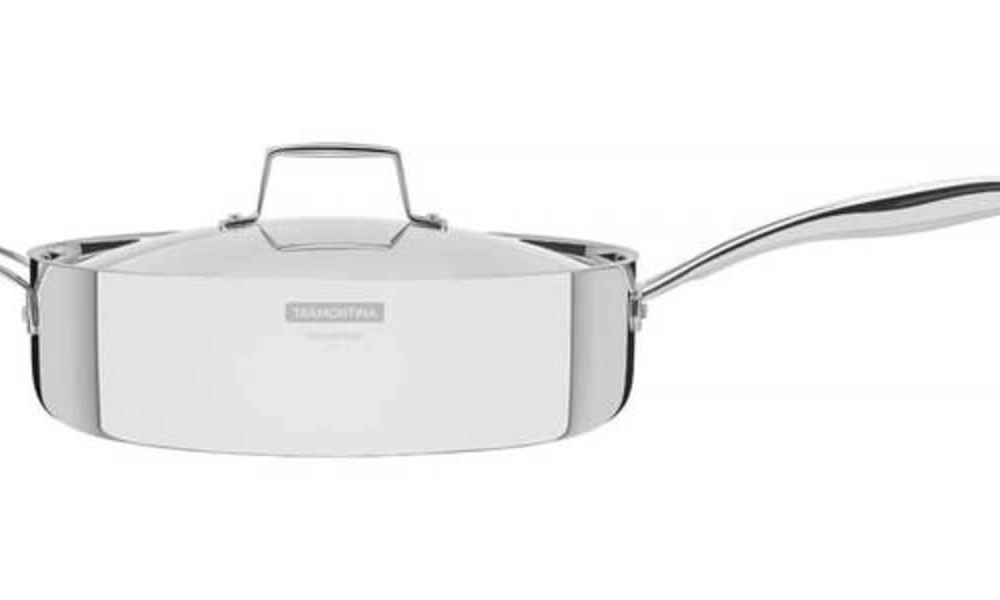 Frigideira Tramontina Grano Inox 30cm Com Corpo Triplo Frigideira Tramontina Grano Inox 30cm Com Corpo Triplo
