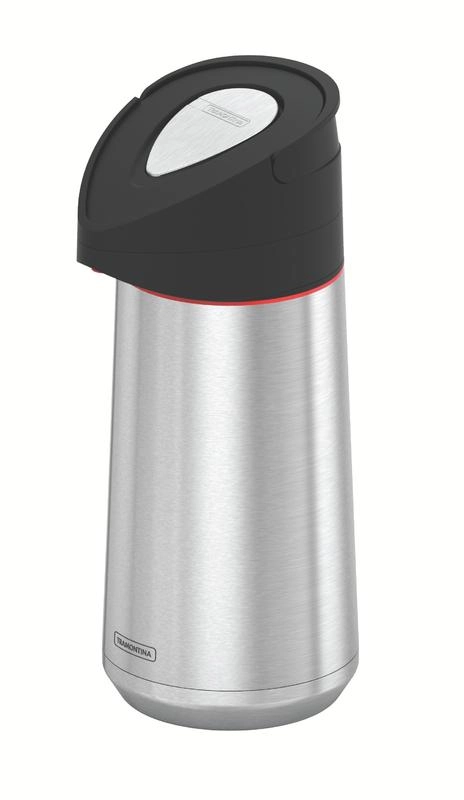 Garrafa Térmica Tramontina Em Inox Com Ampola De Aço Exata 1,4 Litros Garrafa Térmica Tramontina Em Inox Com Ampola De Aço Exata 1,4 Litros