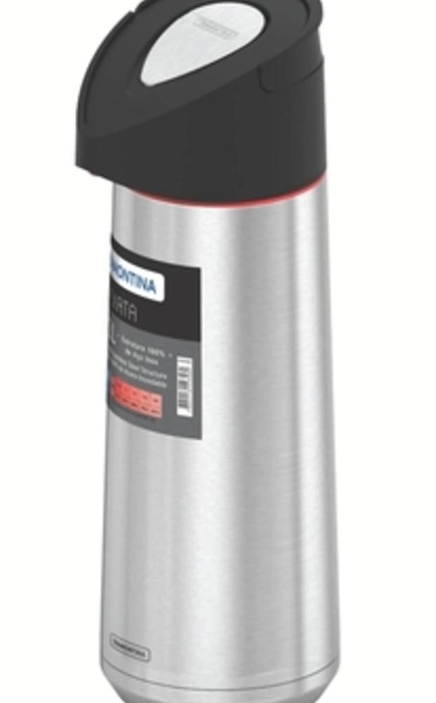 Garrafa Térmica Tramontina Exata Em Inox Com Ampola De Aço 2 Litros Garrafa Térmica Tramontina Exata Em Inox Com Ampola De Aço 2 Litros