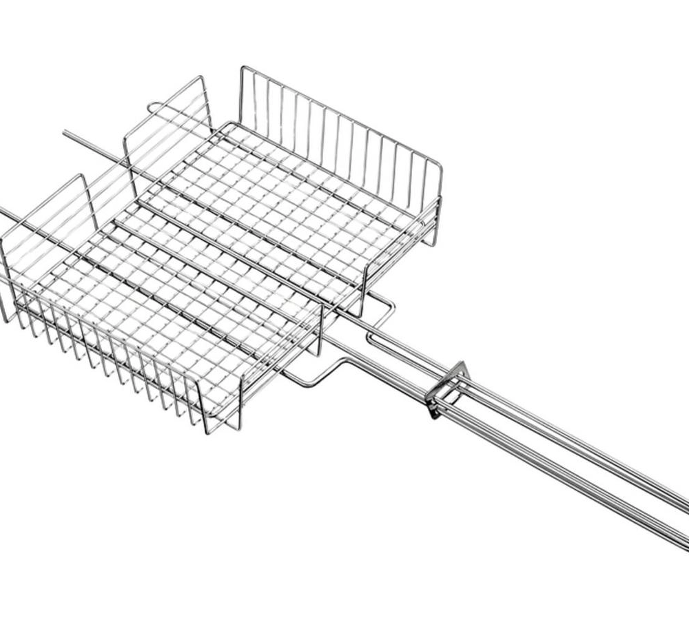 Grelha Multiuso Tramontina Churrasco 70,2x31,5cm Em Aço Inox