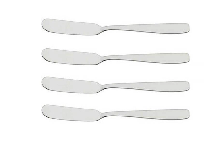 Conjunto De Espátulas Tramontina Cosmos Para Manteiga Em Aço Inox 4 Peças Conjunto De Espátulas Tramontina Cosmos Para Manteiga Em Aço Inox 4 Peças