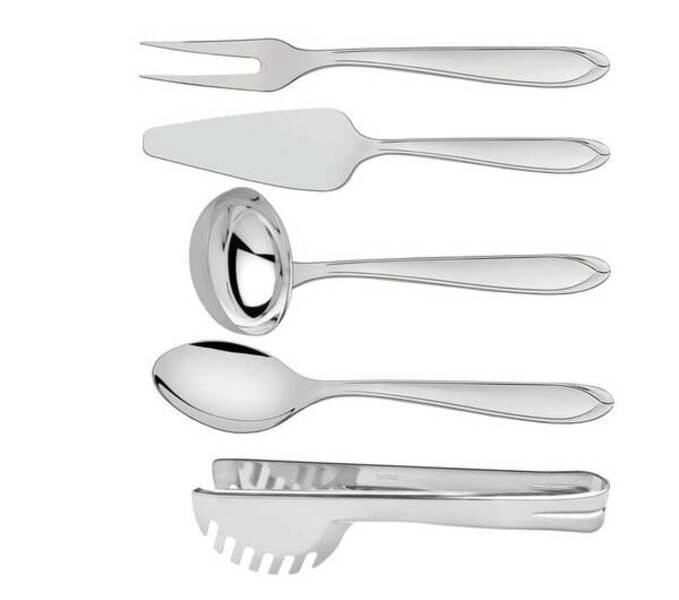 Jogo De Utensílios Tramontina Utility Em Aço Inox 5 Peças Jogo De Utensílios Tramontina Utility Em Aço Inox 5 Peças