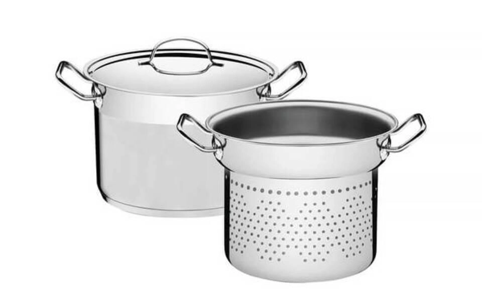 Jogo Cozi-Pasta Tramontina Professional Em Aço Inox 20cm 2 Peças Jogo Cozi-Pasta Tramontina Professional Em Aço Inox 20cm 2 Peças