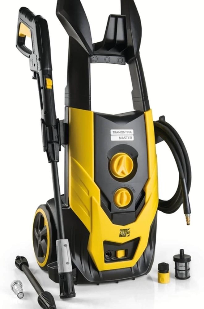 Lavadora De Alta Pressão 2100 W Tramontina Master Com Mangueira Alta Pressão 5 M Jato Regulável 2100 Psi 220 V