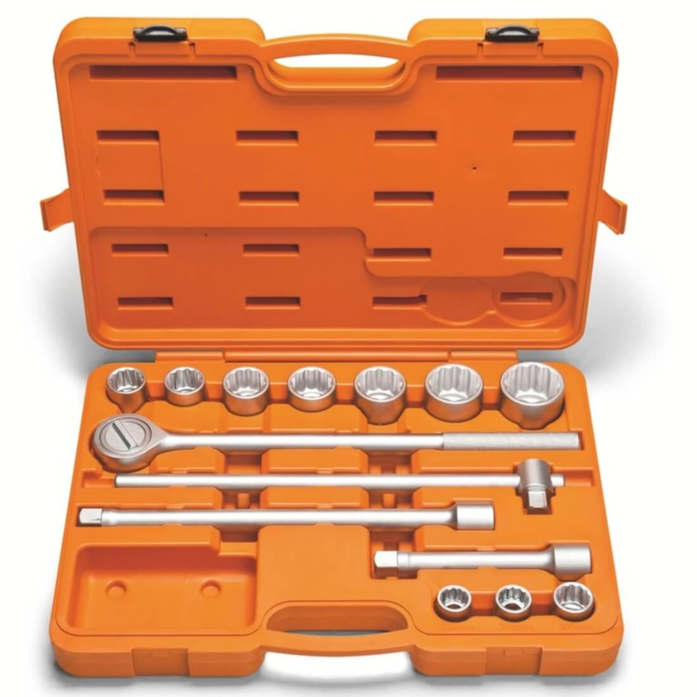 Maleta Com Soquetes Estriados E Acessórios 3/4" 14 Peças Tramontina PRO Maleta Com Soquetes Estriados E Acessórios 3/4" 14 Peças Tramontina PRO