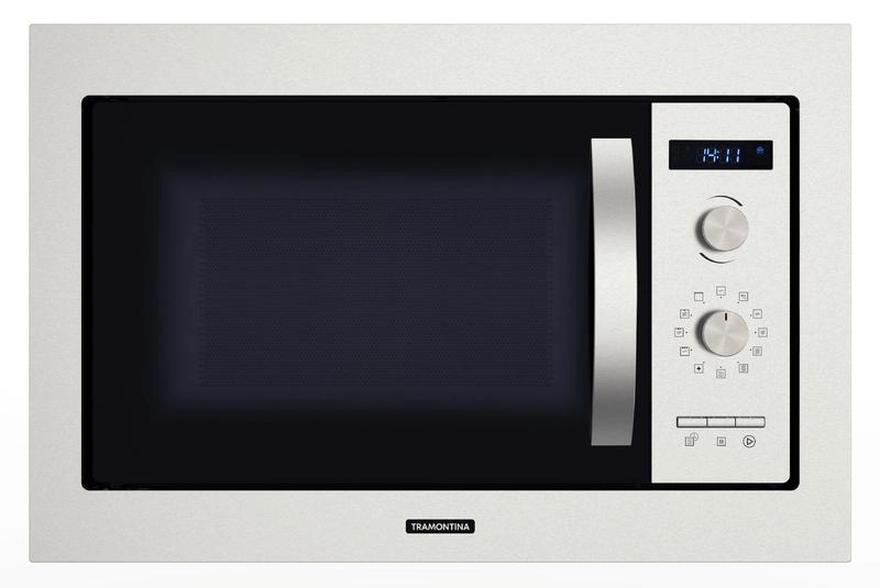 Micro-ondas De Embutir Tramontina Aço Inox Com Acabamento Acetinado 25 Litros