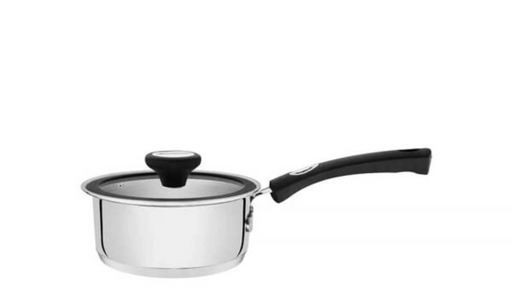 Panela Tramontina Solar Silicone 16cm Em Aço Inox Panela Tramontina Solar Silicone 16cm Em Aço Inox