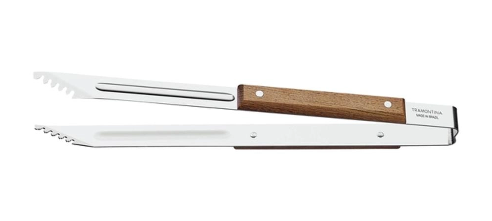 Pegador Para Carne Tramontina Churrasco Com Lâmina Em Inox E Cabo De Madeira 37cm Pegador Para Carne Tramontina Churrasco Com Lâmina Em Inox E Cabo De Madeira 37cm