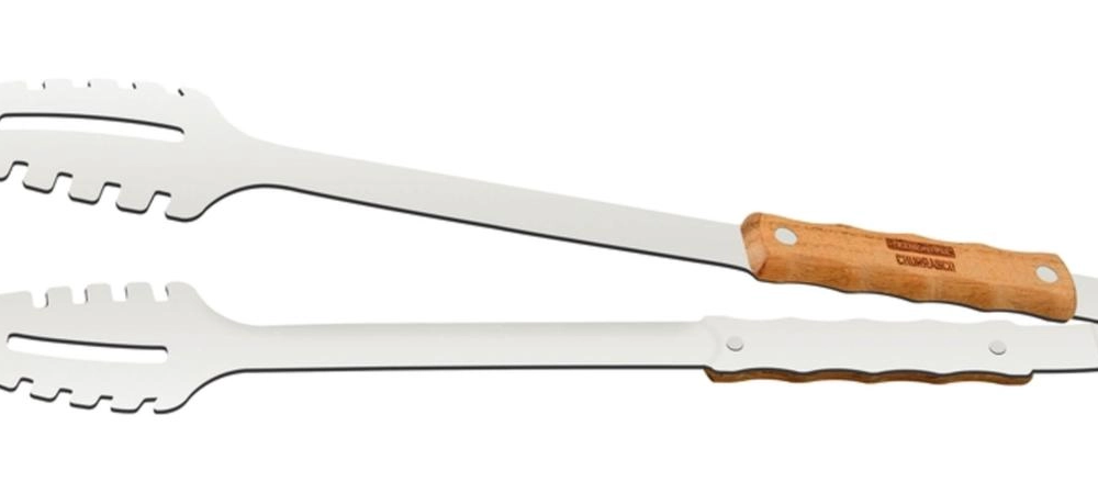 Pegador Para Carne Tramontina Churrasco 47,3cm Lâmina Em Inox Com Cabo De Madeira Pegador Para Carne Tramontina Churrasco 47,3cm Lâmina Em Inox Com Cabo De Madeira