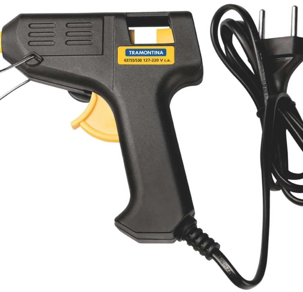 Pistola Elétrica Tramontina Para Cola Quente 20-25 W Com Corpo Injetado Pistola Elétrica Tramontina Para Cola Quente 20-25 W Com Corpo Injetado