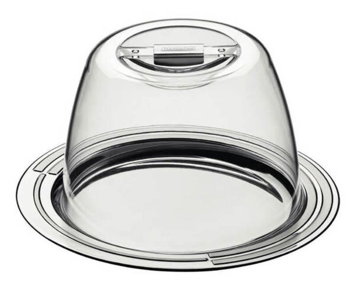 Porta-Queijo Tramontina Ciclo Em Aço Inox 20cm