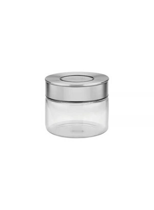 Pote De Vidro Tramontina Purezza Com Tampa De Aço Inox 10cm 0,4 Litros Pote De Vidro Tramontina Purezza Com Tampa De Aço Inox 10cm 0,4 Litros
