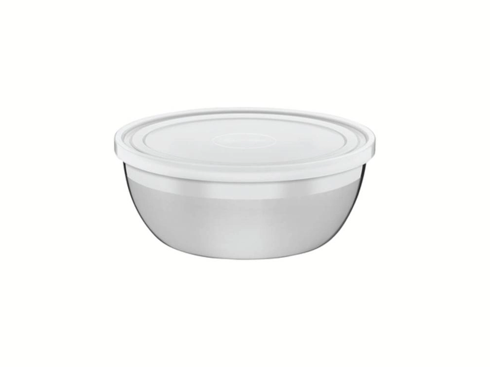 Pote Redondo Tramontina Freezinox Em Inox Com Tampa Plástica 0,8 Litros Pote Redondo Tramontina Freezinox Em Inox Com Tampa Plástica 0,8 Litros