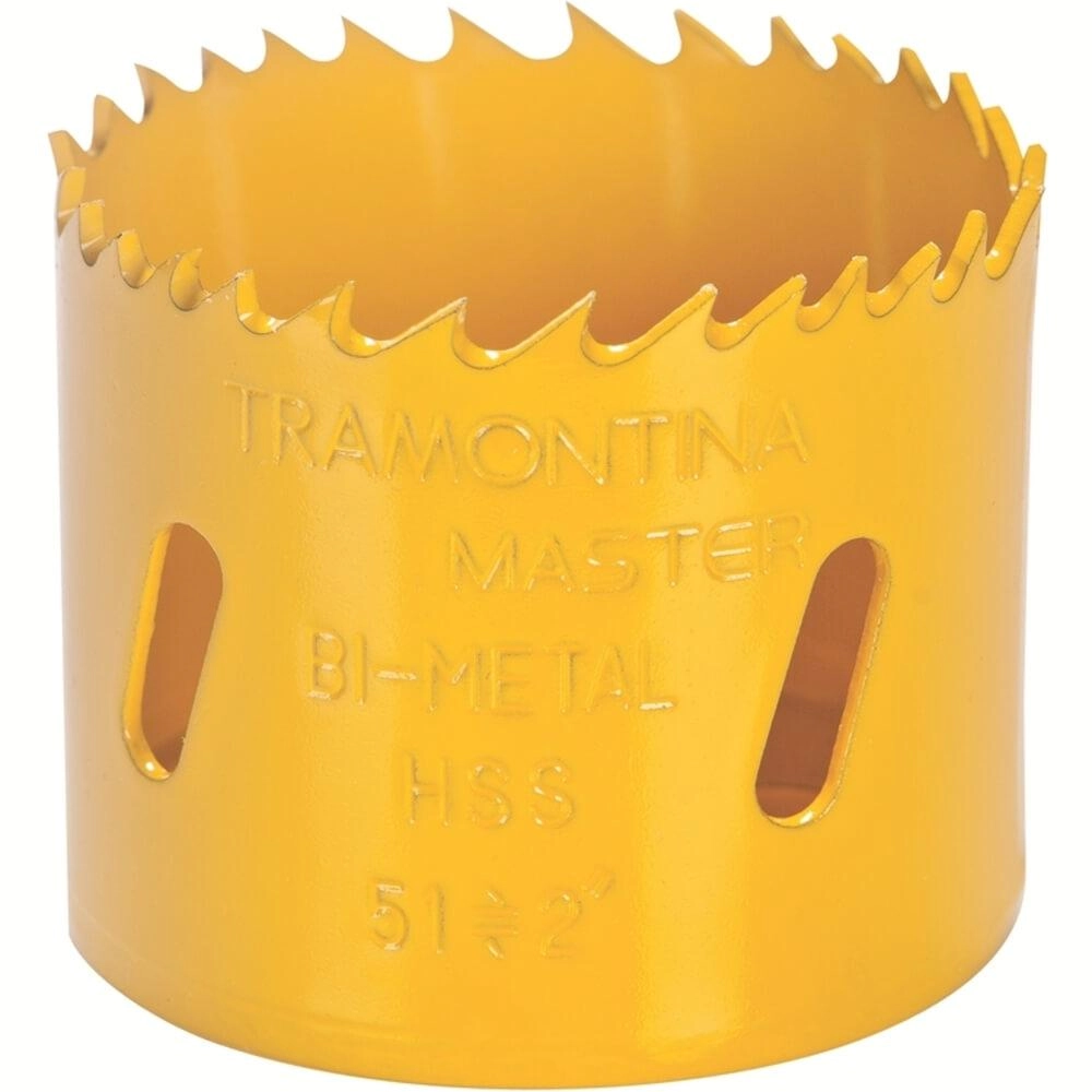 Serra Copo Bi-Metálica 35 Mm 1.3/8" Tramontina Master Com Dentes Aço Rápido HSS Serra Copo Bi-Metálica 35 Mm 1.3/8" Tramontina Master Com Dentes Aço Rápido HSS
