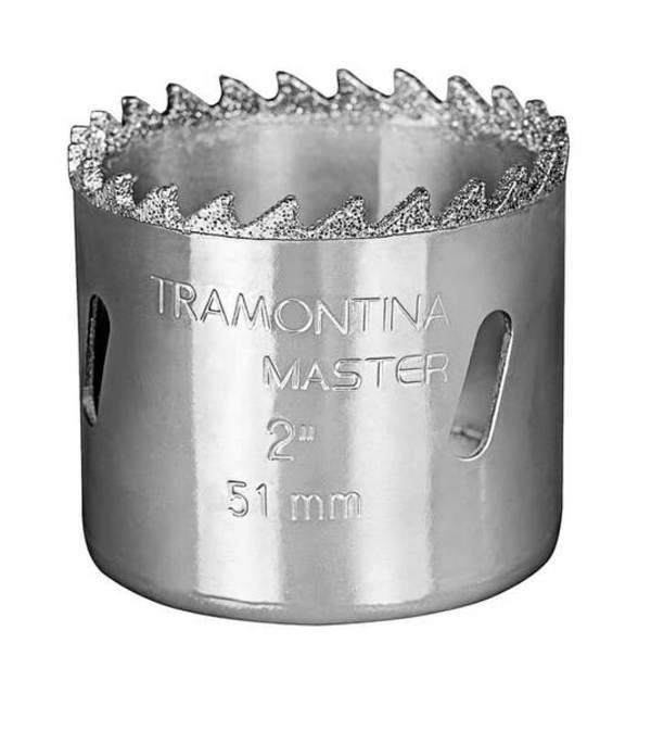 Serra Copo Diamantada 32 Mm 1.1/4" Tramontina Com Dente De Metal Duro E Aço Cromado Serra Copo Diamantada 32 Mm 1.1/4" Tramontina Com Dente De Metal Duro E Aço Cromado