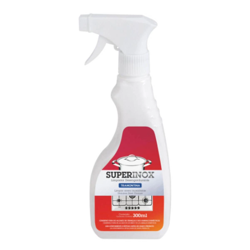 Spray Para Polir E Remover Manchas Tramontina Em Aço Inox 300ml Spray Para Polir E Remover Manchas Tramontina Em Aço Inox 300ml