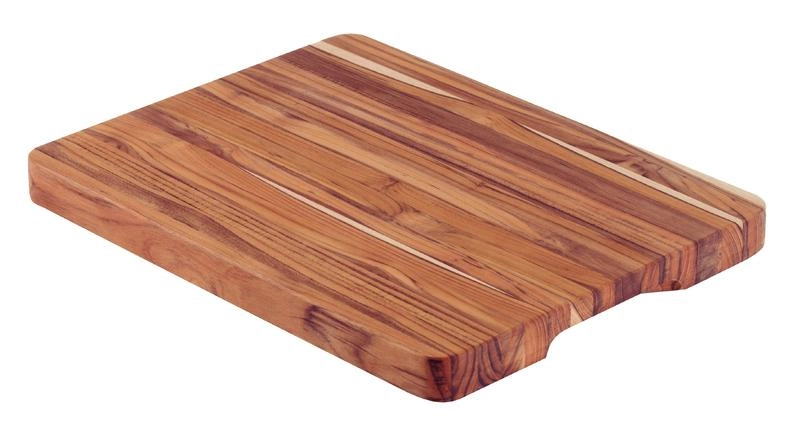 Tábua Para Churrasco Tramontina Em Madeira Teca FSC 40x30 Cm