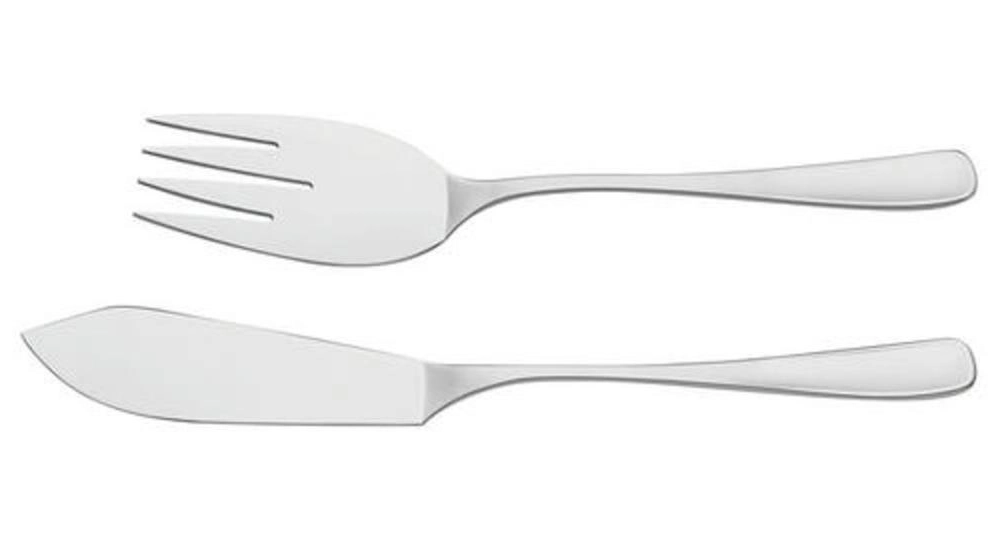 Talheres Trinchantes Para Peixe Tramontina Continental Em Aço Inox Talheres Trinchantes Para Peixe Tramontina Continental Em Aço Inox