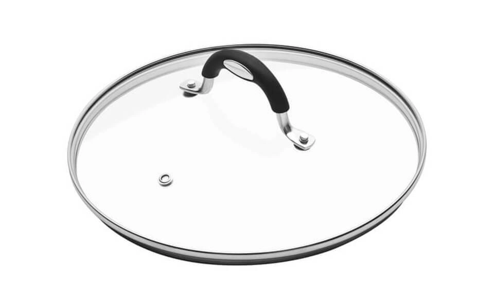Tampa Tramontina Mônaco Em Vidro Alça Aço Inox 28cm Tampa Tramontina Mônaco Em Vidro Alça Aço Inox 28cm
