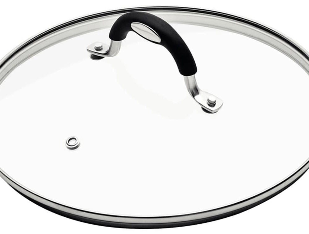 Tampa Tramontina Mônaco Em Vidro Alça Aço Inox 36cm Tampa Tramontina Mônaco Em Vidro Alça Aço Inox 36cm