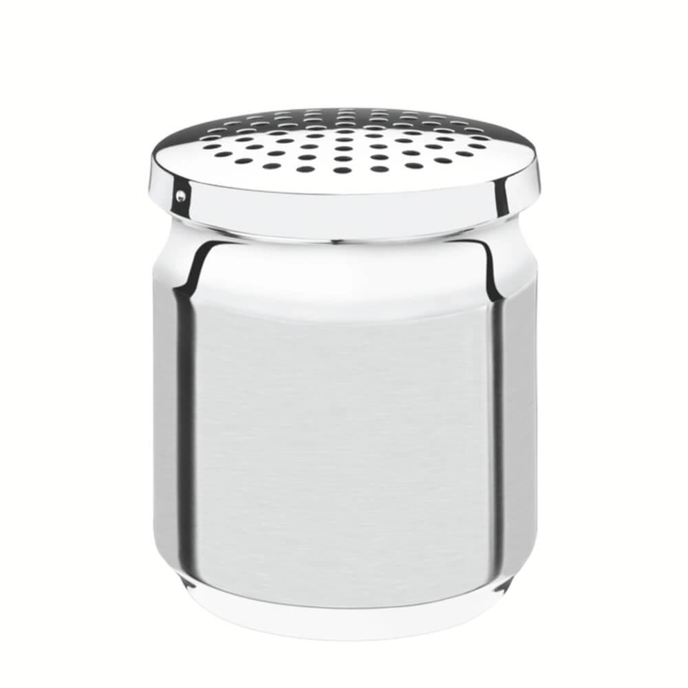 Porta Queijo Ralado Tramontina Utility Em Aço Inox Com Tampa De Plástico
