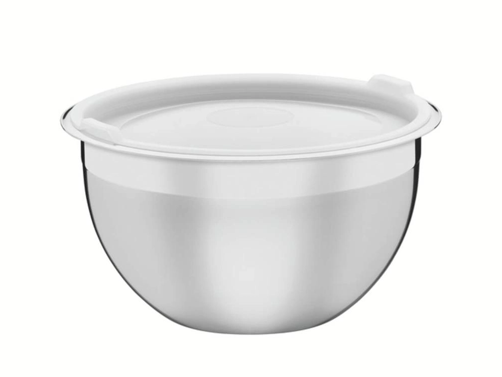 Recipiente Tramontina Cucina Em Inox Com Tampa Plástica Preparar E Servir 20cm 3 Litros