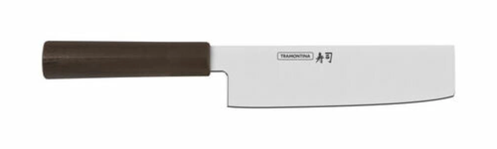 Faca Nakiri Tramontina Sushi Silver Com Lâmina Em Inox E Cabo De Nylon 7" Faca Nakiri Tramontina Sushi Silver Com Lâmina Em Inox E Cabo De Nylon 7"