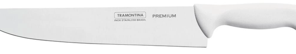 Faca Para Cozinha Tramontina Premium Com Lâmina Em Aço Inox E Cabo De Polipropileno Branco 7" Faca Para Cozinha Tramontina Premium Com Lâmina Em Aço Inox E Cabo De Polipropileno Branco 7"