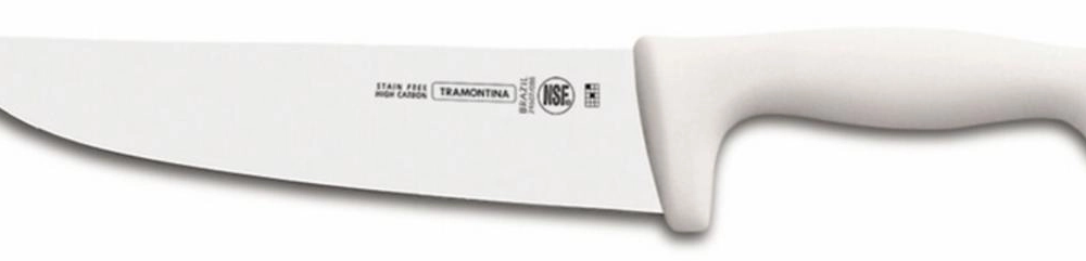 Faca Para Carne Tramontina Profissional 6" Cabos Branco Faca Para Carne Tramontina Profissional 6" Cabos Branco