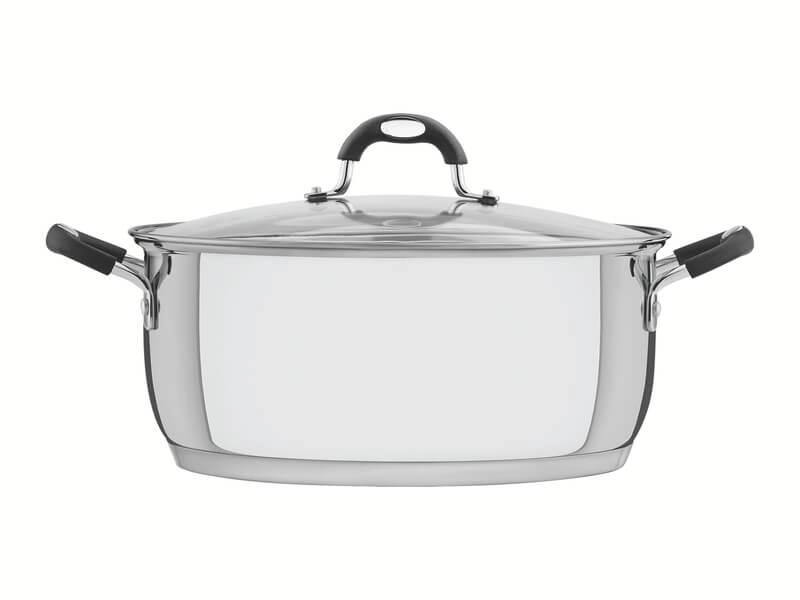 Caçarola Rasa Tramontina Astro Silicone Aço Inox Tampa De Vidro 30cm Caçarola Rasa Tramontina Astro Silicone Aço Inox Tampa De Vidro 30cm