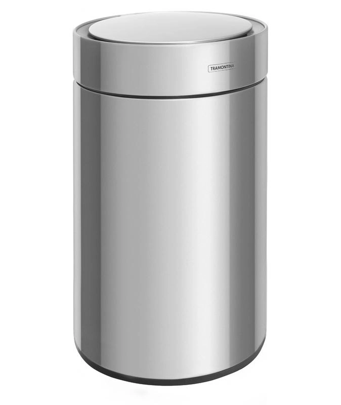 Lixeira Tramontina Sense Round Automática Com Sensor Aço Inox Acetinado 11 L