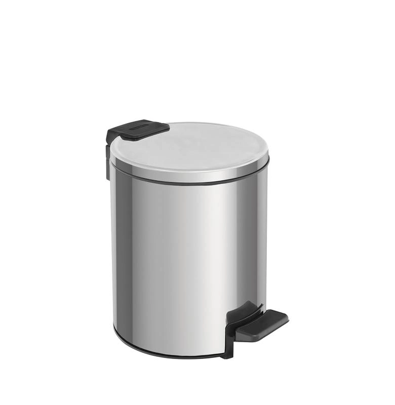 Lixeira Com Pedal Tramontina Loop Aço Inox Polido E Balde Interno 3 L Lixeira Com Pedal Tramontina Loop Aço Inox Polido E Balde Interno 3 L
