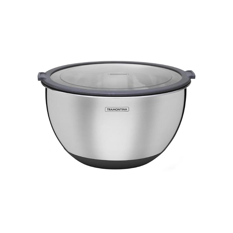 Bowl Tramontina Cucina 3 Litros Em Aço Inox Bowl Tramontina Cucina 3 Litros Em Aço Inox