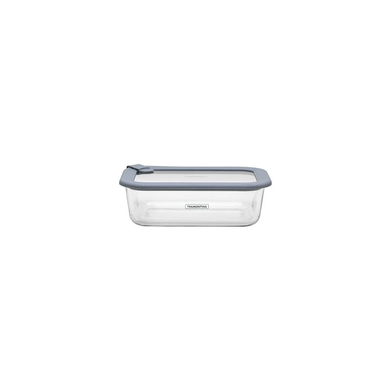 Pote De Vidro Tramontina Vittra 1,05 Litros Com Tampa Hermética De Silicone Pote De Vidro Tramontina Vittra 1,05 Litros Com Tampa Hermética De Silicone