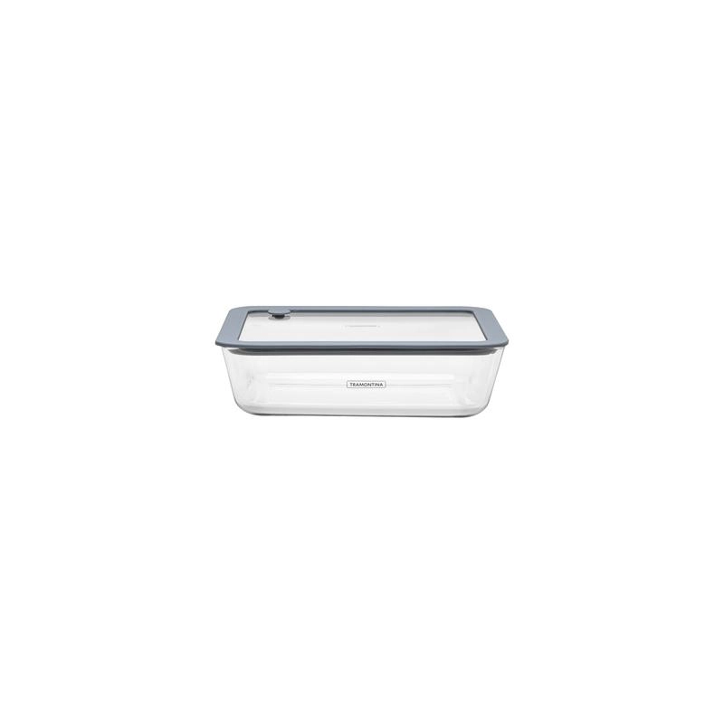 Pote De Vidro Tramontina Vittra 1,4 Litros Com Tampa Hermética De Silicone