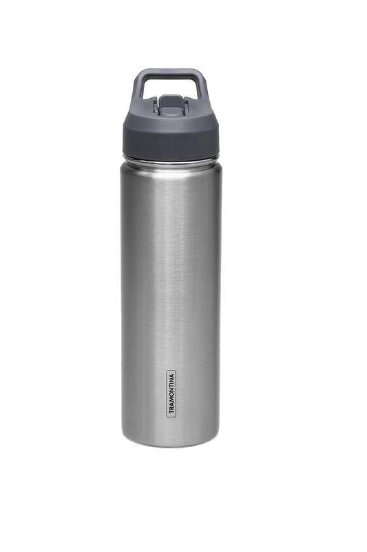 Garrafa Térmica Tramontina Inox Com Canudo 650ml Garrafa Térmica Tramontina Inox Com Canudo 650ml