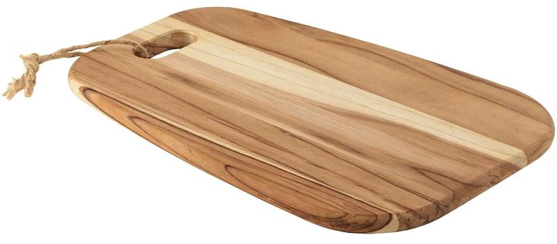 Tábua Tramontina Para Queijos E Frios Provence Em Madeira Teca FSC 40x28cm Tábua Tramontina Para Queijos E Frios Provence Em Madeira Teca FSC 40x28cm