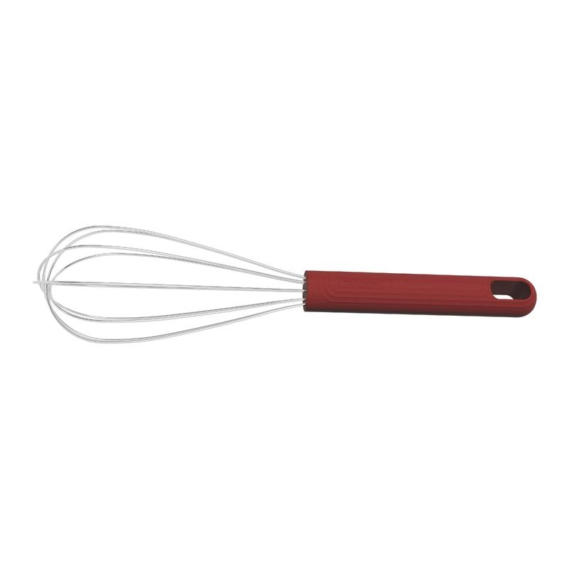Batedor Manual Tramontina Softta Vermelho Aço Inox Com Cabo Emborachado