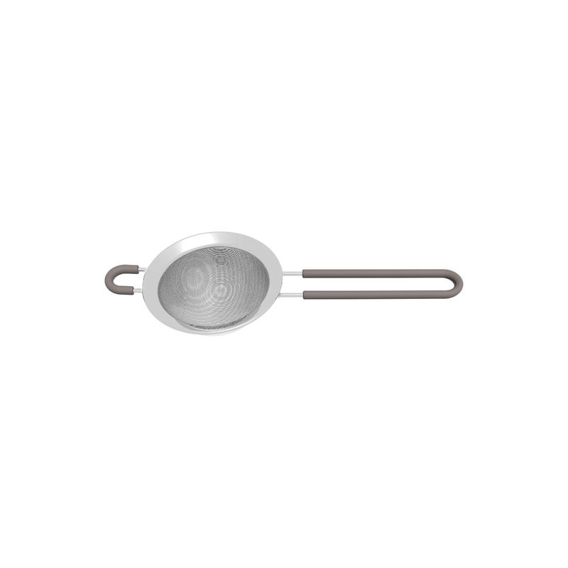 Peneira Tramontina Softta Cinza Aço Inox Com Cabo E Alça Em Silicone 8,8cm Peneira Tramontina Softta Cinza Aço Inox Com Cabo E Alça Em Silicone 8,8cm